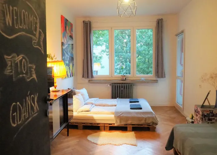 Z Balkonem, Komfort Do 6 Os, Stare * 格但斯克